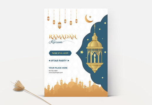 Ramadan Invitation Iftar Party Layout