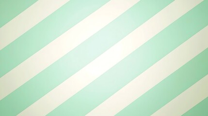 Abstract Mint Green and White Diagonal Stripes