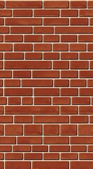 Fototapeta premium Red brick wall background for construction, interior design. Architecture