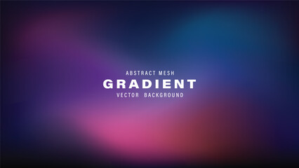 Abstract Mesh Gradient Vector Background Purple, Pink, Blue
