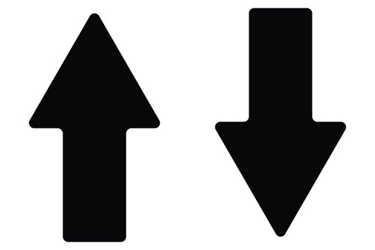 Up and down arrow. Up and down arrow icon vector design eps 888.