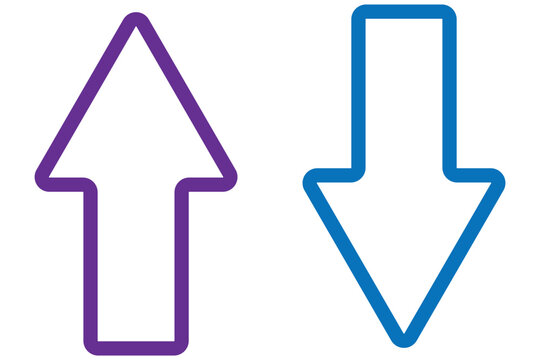 Up and down arrow. Up and down arrow icon vector design eps 888.