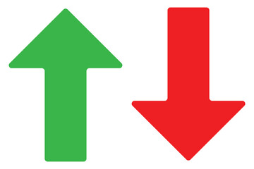 Up and down arrow icon in rounded corner. Upward and downward sign symbol. up and down arrow.
