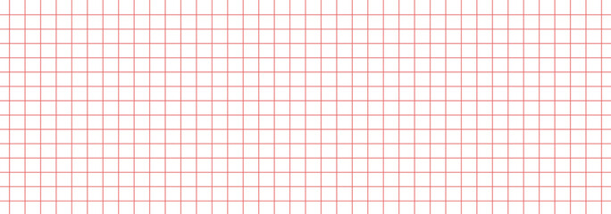 Square grid background with empty space. Design of square graph paper, school math sheet, grid paper sheet, notebook pattern, architectural graph paper. Vector illustration. flat style.