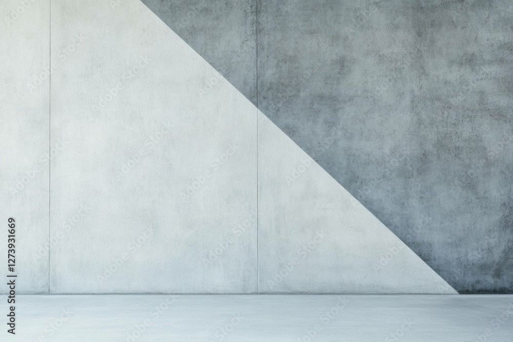 Poster minimalistic concrete wall background with a diagonal pattern, perfect for design, architecture, or 