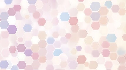 Abstract Pastel Hexagon Pattern Background Design
