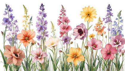 Vibrant flower arrangement garden botanical photography outdoor close-up nature's beauty
