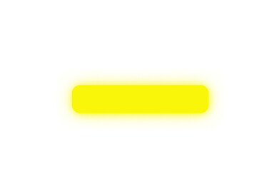  Neon shadow rectangle on transparent background. Glowing neon light. Neon frame. Square yellow neon light on a transparent background. Neon frame for your design 
