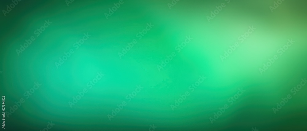Aufkleber abstract green gradient background with soft light effects.