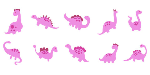 Cute Cartoon Dinosaurus