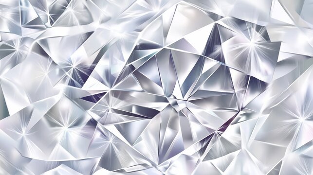 Abstract background of sparkling,faceted crystals.