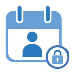 Obraz premium Lock Storage & Server Protection Icon