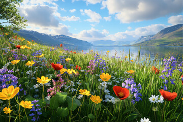 Fototapeta premium Field of Wildflowers