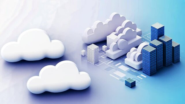 A dynamic visual journey through the progression of cloud technologies, from containerization to serverless computing.