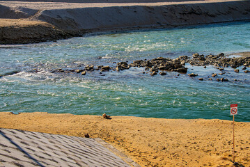 Берег Каспия в районе города Актау