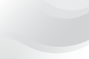 Abstract background white and gray with wave effects. Modern abstract design concept for templates. Vector illustration