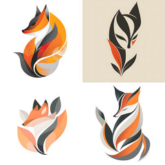 Obraz premium set of fire icons