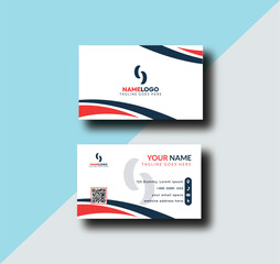 Business card design template, Clean professional business card template, visiting card, business card template.