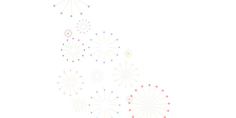 Obraz premium delicate openwork snowflakes are scattered on a white background. Horizontal winter frame on white background for banners, gift coupons, vouchers, ads, party events. Falling frosty snow. vector. 