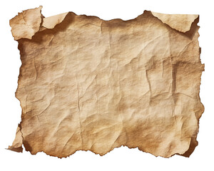Watercolor, beige paper texture clipart on a transparent background