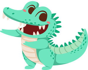 Alligator svg vector illustration
