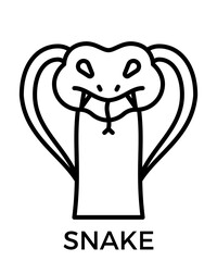 Animal icons outline black