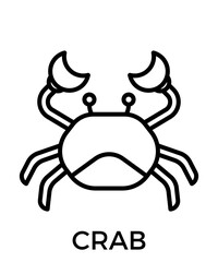 Animal icons outline black