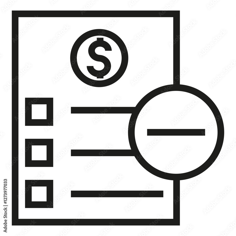Aufkleber delete file vector icon