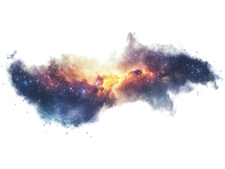 Fototapeten Isolated Colorful Space Cloud © Isabel