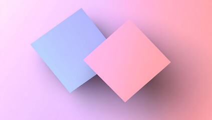 Modern gradient background with pink and purple colors, simple geometric shapes for abstract banner design