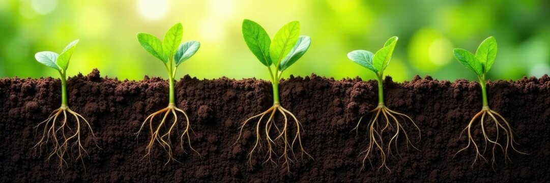 Mangold roots growing through compacted soil layers, agricultural, compact, mangold