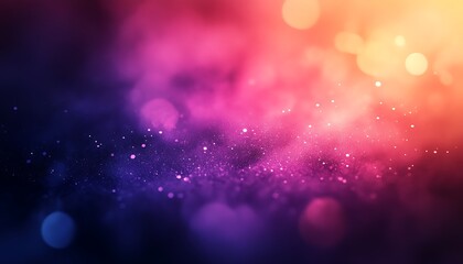 Colorful bokeh background, vibrant glow