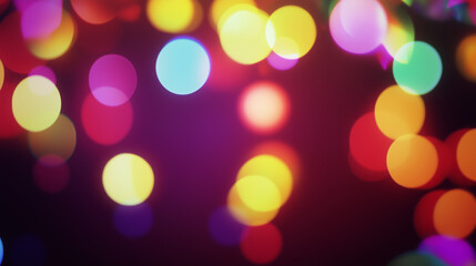 Vibrant multicolor bokeh background for festive celebrations, party invitations, and joyful designs