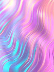 Obraz premium Abstract Colorful Waves in Soft Pastel Shades