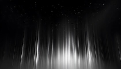 Modern minimalist abstract Black background with a white gradient light and shadow, grainy texture