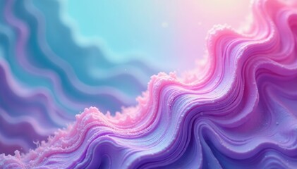 Obraz premium Soft focus with pink aqua and purple swirls in a marble texture, aqua, purple