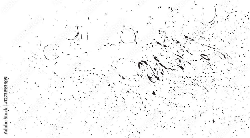 Poster monochrome texture composed of irregular graphic elements. distressed uneven grunge background. abst