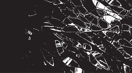 Scratched and Cracked Grunge Urban Background Texture Vector. Dust Overlay Distress Grainy Grungy Effect. Distressed Backdrop Vector Illustration. Isolated Black on White Background. EPS 10.