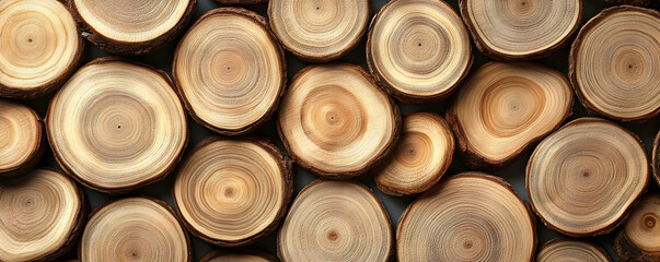 Wood slice texture, natural background