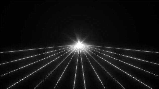 white laser glowing vj loop video background swinging up and down