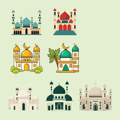 Islamic Mosque Illustration 