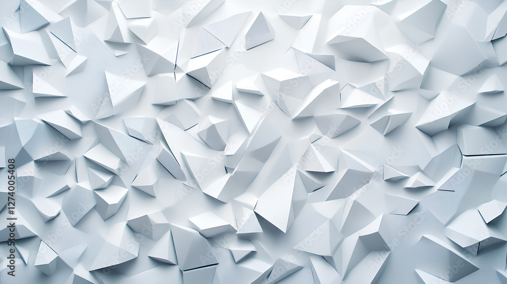 Poster white color technology concept geometric square background. square 3d modern abstract white backgrou