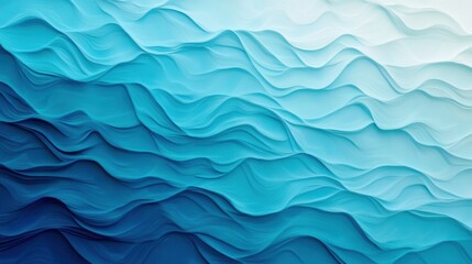 Obraz premium Abstract Blue Waves Background - Modern Texture