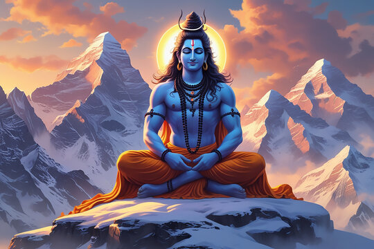 Lord Shiva and Parvati