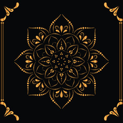 Flower Luxury mandala ramadan Style Decorative mandala.