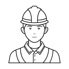 continuous single color full-body line drawing of a man