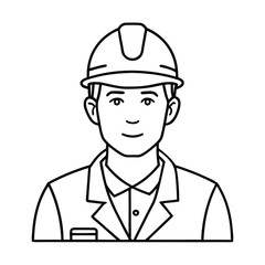 continuous single color full-body line drawing of a man