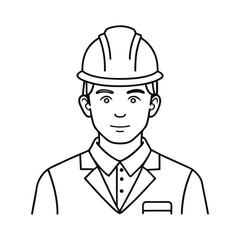 continuous single color full-body line drawing of a man