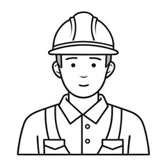 continuous single color full-body line drawing of a man