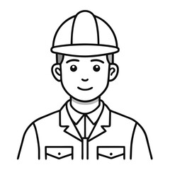 continuous single color full-body line drawing of a man